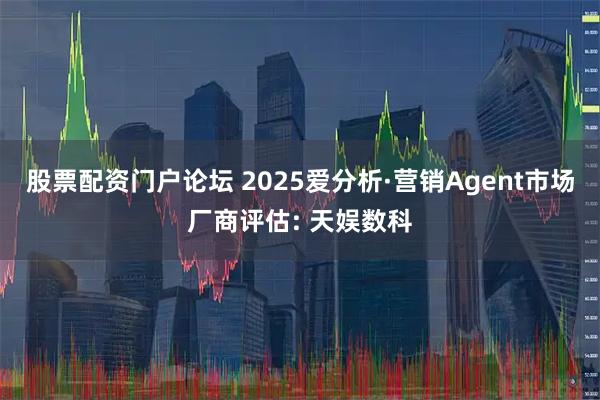 股票配资门户论坛 2025爱分析·营销Agent市场厂商评估: 天娱数科